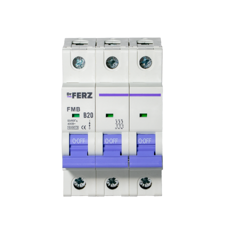 FMB-B 6kA 3P 20 х-ка B Автоматический выключатель